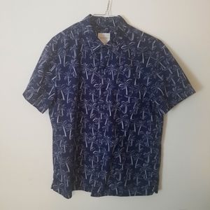 American Eagle Hawaiian Shirt L